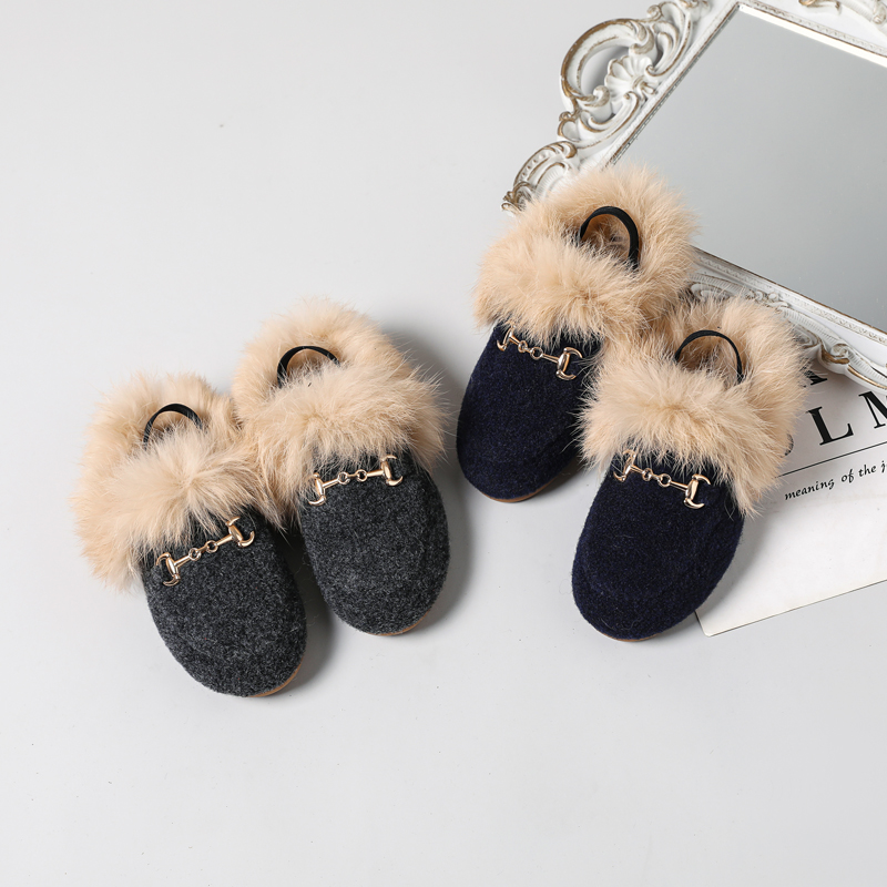 Baby Product Brand - OLARAK Yeni Çocuklar Kürk Ayakkabı Çocuk