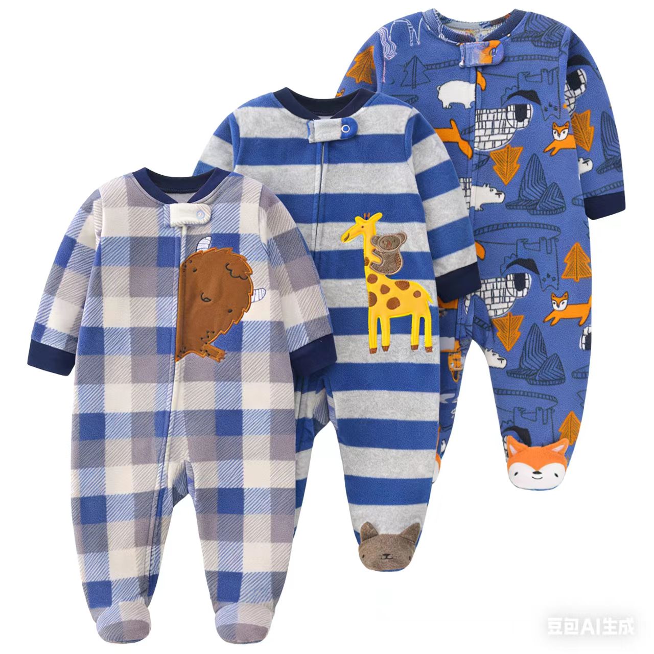 Baby Product Brand - 2026 Unisex Bebek Romper Polar Kumaş